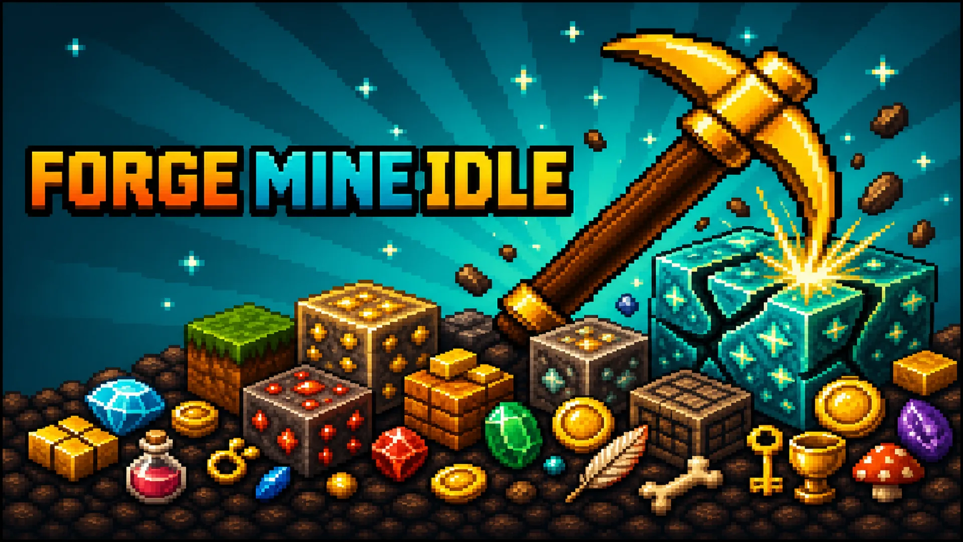 Forge Mine Idle key art