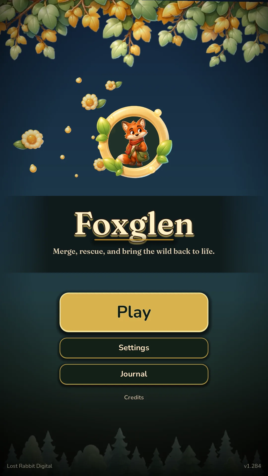 Screenshot of Foxglen: Cozy Merge Sanctuary gameplay