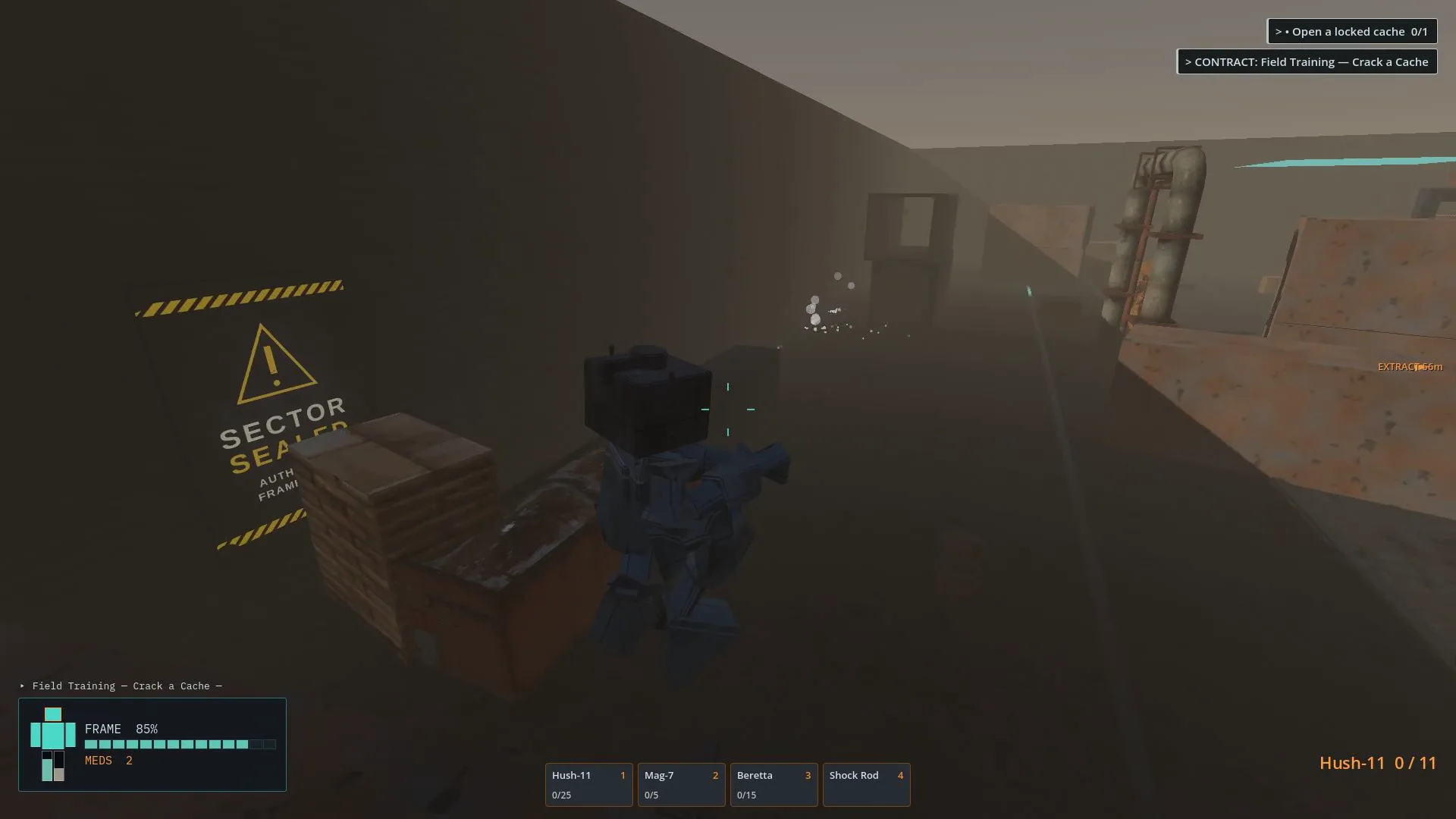 Screenshot of HollowFrames gameplay