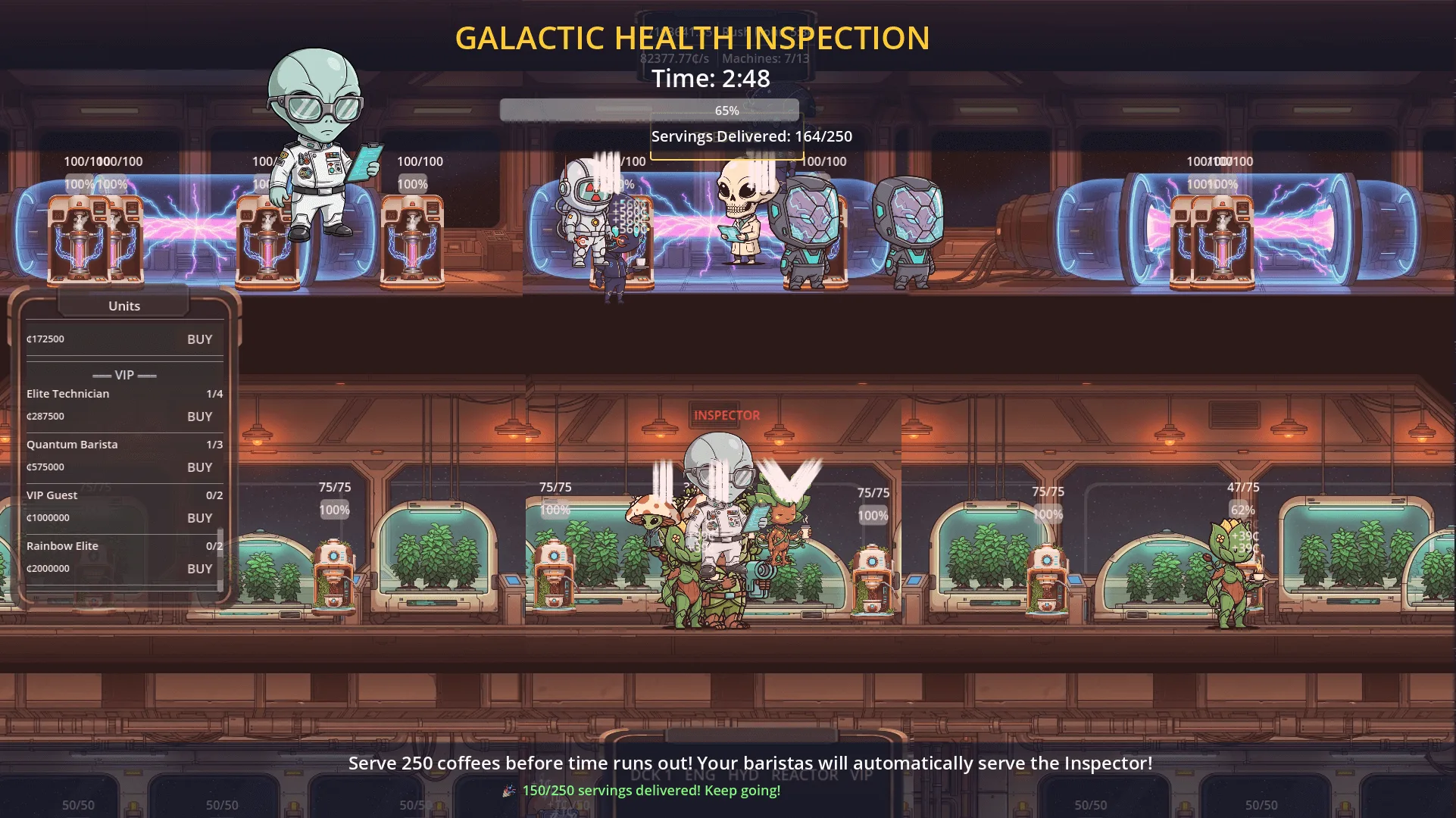 Screenshot of Starbrew Station gameplay
