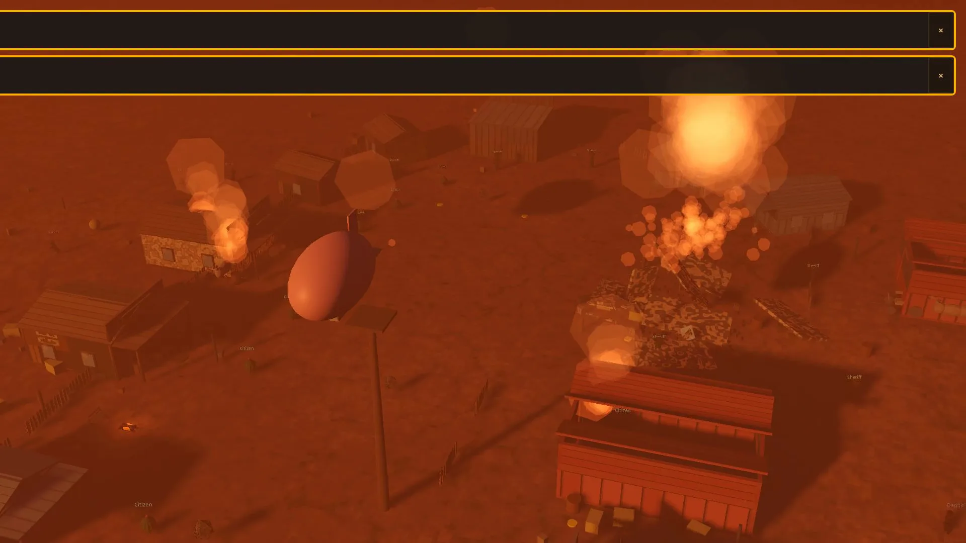 Screenshot of Tumblefire gameplay